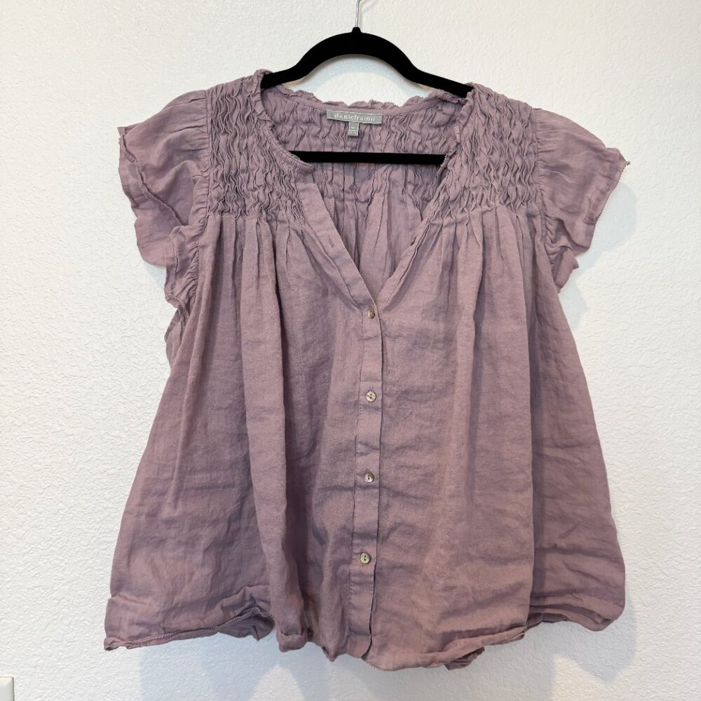 Daniel Rainn Evelyn Flutter Sleeve Blouse Size XXL - Picture 6 of 11